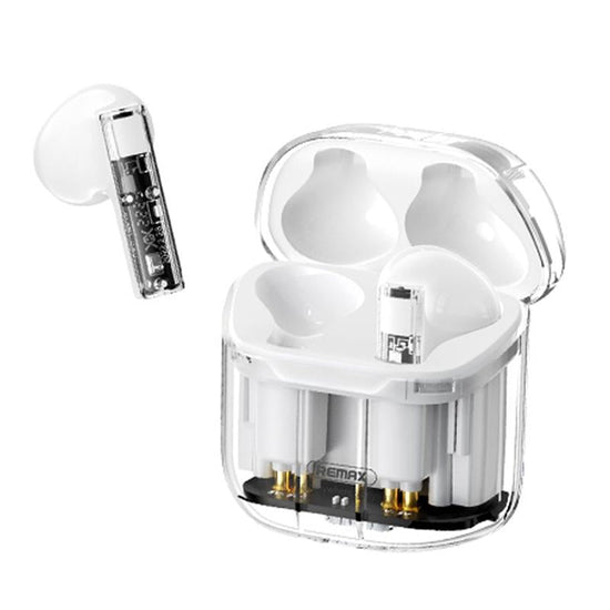 Wireless Bluetooth Headset with Low Delay and Transparent Design - White