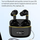 Wireless In-ear Earphones with Digital Charging Case - J2 - Black