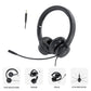 3.5Mm Wired Headset With Mic Black
