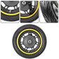 Front Wheel For Ninebot Max G30 - 10 Inch Tubeless Yellow