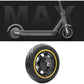 Front Wheel For Ninebot Max G30 - 10 Inch Tubeless Yellow