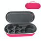 Hard Shell Storage Bag For Dyson Hd03 / Hd08 / Hd15 Hair Dryer Rose Red