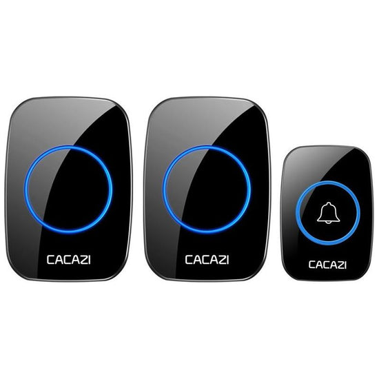 Wireless Waterproof Smart Doorbell - 2 Battery Options - White