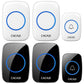 Wireless Waterproof Smart Doorbell - 2 Battery Options - White