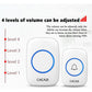 Wireless Waterproof Smart Doorbell - 2 Battery Options - White