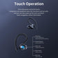 Led Bluetooth Earphones with Noise Reduction and Power Bank Function - Black