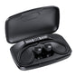 Led Bluetooth Earphones with Noise Reduction and Power Bank Function - Black