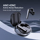 Wireless Anc Bluetooth Earphones - Active Noise Reduction - Black