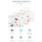 13.3 Inch Lightweight Printed Laptop Bag In Pu Material - Ice Cream