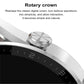 Smart Leather Watch With Colour Screen - Black