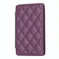 Rhombus Pattern Card Bag Back Sticker For Mobile Phones - Dark Purple