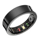 Smart Ring With Heart Rate Blood Oxygen Sleep Monitoring & Sports Modes - Size 8 - Black