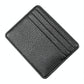 Lychee Pattern Mini Card Holder Multi Card Slots Ultra Thin Coin Purse - Blue