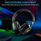 Lightweight Memory Foam Headset With Mic 2M Length Black