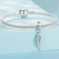 925 Sterling Silver Romantic Tulip Beaded Pendant In