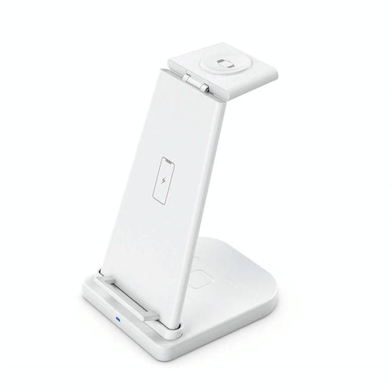 3 In 1 Portable Wireless Charger Detachable - White