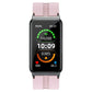 Smart Watch With Heart Rate And Blood Pressure Monitoring - Colour Screen - Black