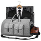 Compact Travel Suit Storage Bag - Foldable - Grey