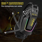 Rgb Gaming Headset With Microphone 2.2M Length - Black
