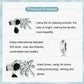 925 Sterling Silver Coconut Tree Camera Pendant Bracelet