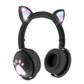 7.1 Surround Sound Cat Ear Gaming Headset With Mic - Black