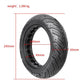 Solid Honeycomb 10x2.5 Explosion-proof Tire for Ninebot Max G30 Scooter - Black
