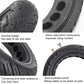 Solid Honeycomb 10x2.5 Explosion-proof Tire for Ninebot Max G30 Scooter - Black