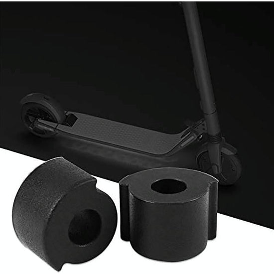 2-Pack Silicone Shock Pads For Ninebot Es2 Scooter - Black