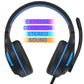 Adjustable Gaming Headset With Mic Black / Blue
