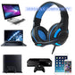 Adjustable Gaming Headset With Mic Black / Blue
