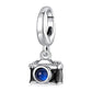 925 Sterling Silver Openable Camera Bead Bracelet