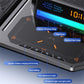 5 In 1 Magnetic Wireless Charger Stand With Clock & Speaker - Black