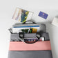 Universal Portable Laptop Liner Bag - Pink / Gray - 14.1-15.4 Inches