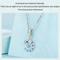 925 Sterling Silver Platinum Plated Chameleon Pendant