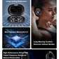 Black T80 Sport Tws Bluetooth Earbuds With Air Conduction