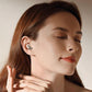 Wireless Earphones with Ai Noise Cancelling Mic and Bluetooth 5.3 - White