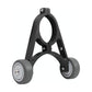Foldable Auxiliary Wheel Bracket For Electric Scooters - Compatible With Xiaomi Ninebot And More - Black
