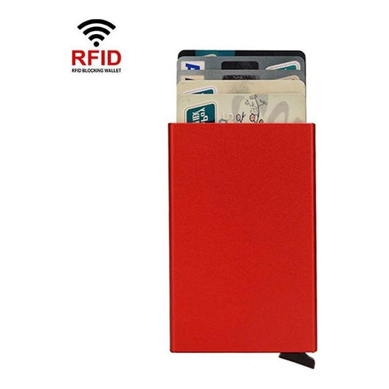 Metal Rfid Card Holder Wallet - Compact Design