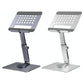Portable Telescopic Desktop Phone Stand - Foldable & Rotating - Silver