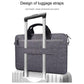13.3 Inch Laptop Handheld Briefcase Storage Bag - No Shoulder Strap - Black
