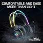 Rgb Wired Gaming Headset With Usb+3.5Mm - Pink