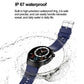 1.39 Inch Ip67 Waterproof Sports Health Monitoring Smart Bluetooth Calling Watch - Black Silicone