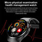 1.39 Inch Ip67 Waterproof Sports Health Monitoring Smart Bluetooth Calling Watch - Black Silicone