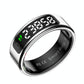 Smart Ring Heart Rate Blood Oxygen Sleep Sports Size 11 - Black