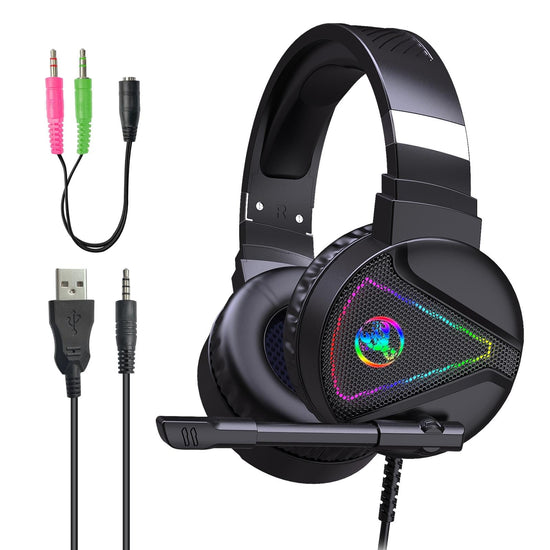 Rgb Stereo Gaming Headset With Mic Black