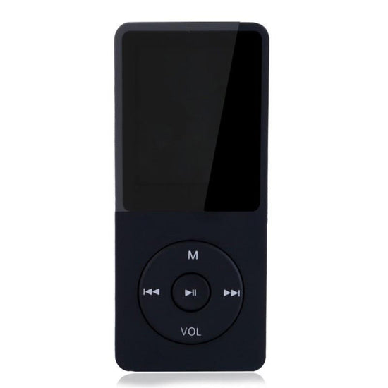 Portable Lcd Fm Radio Mp3 Mp4 Player 4Gb Memory Black - Black 4Gb