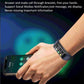 Smart Bracelet With Bluetooth Calling And Blood Oxygen Monitoring - Hd Tft Display - Black
