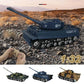 1 32 Four-way Rc Tank with Remote Control - Blue