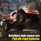 High-speed Brushless 4wd Pickup Rc Car - Orange