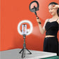 Wireless Led Double Fill Light Selfie Stick With Tripod For Live Streaming